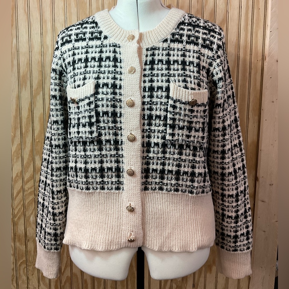 Chic Women's Button-Down Sweater - image 1